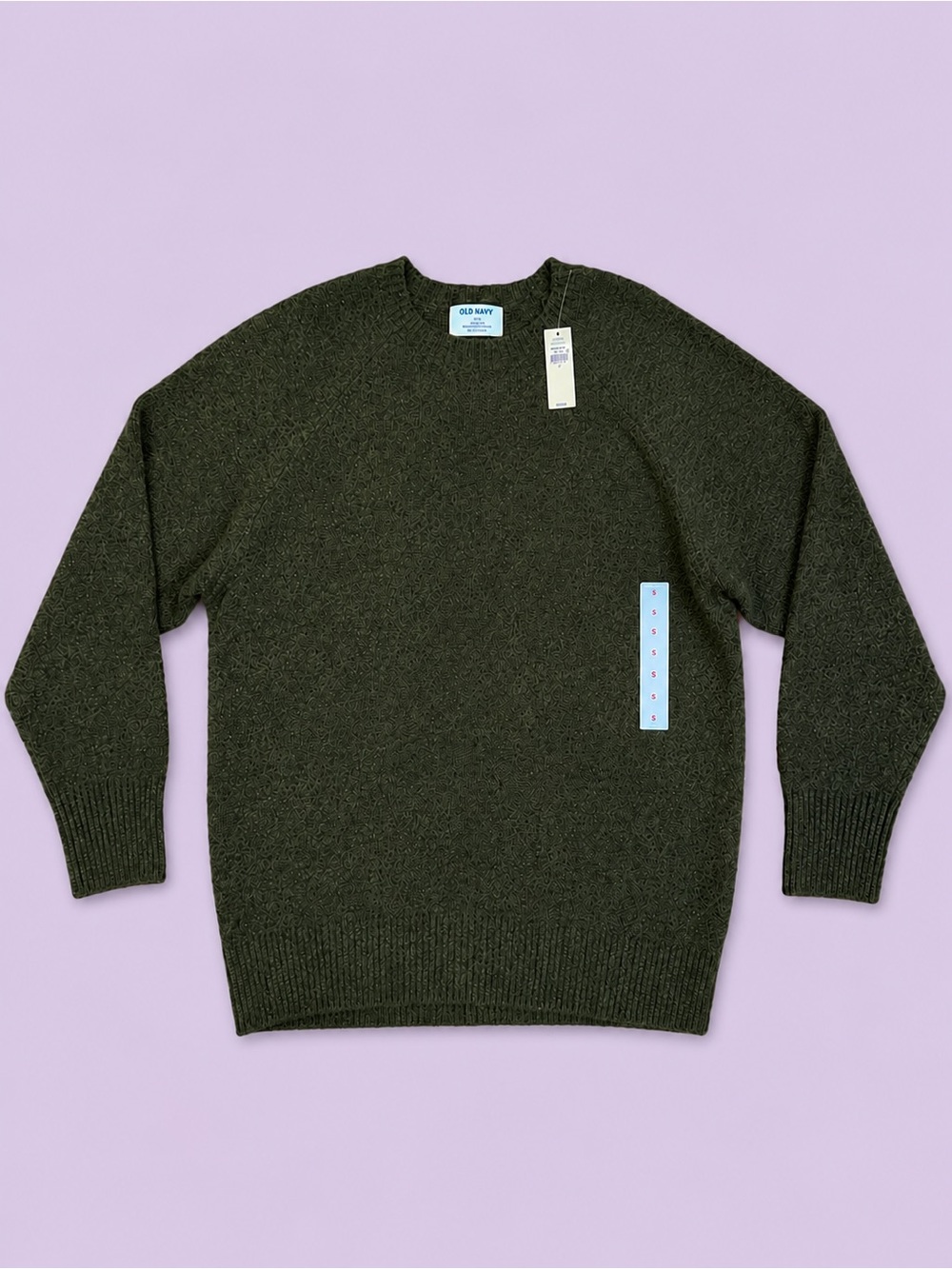 Old Navy Olive Crewneck Sweater for Women Size S - oversized